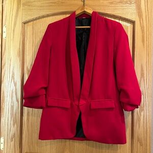 SHEIN red blazer size large
